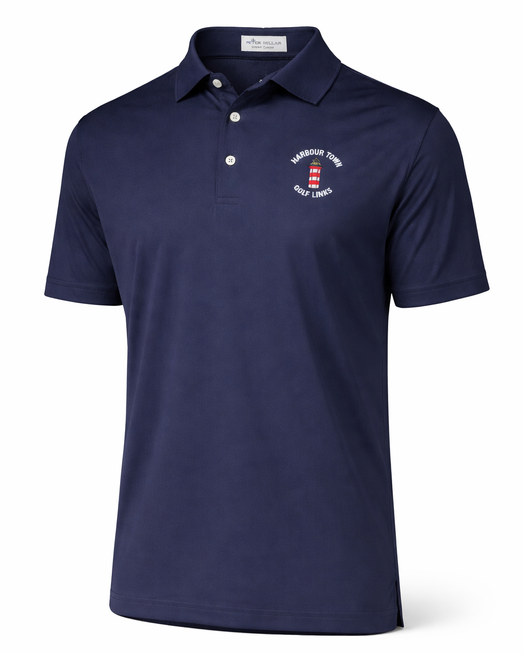Peter Millar Men's Navy Polo - Harbour Town – The Sea Pines Resort