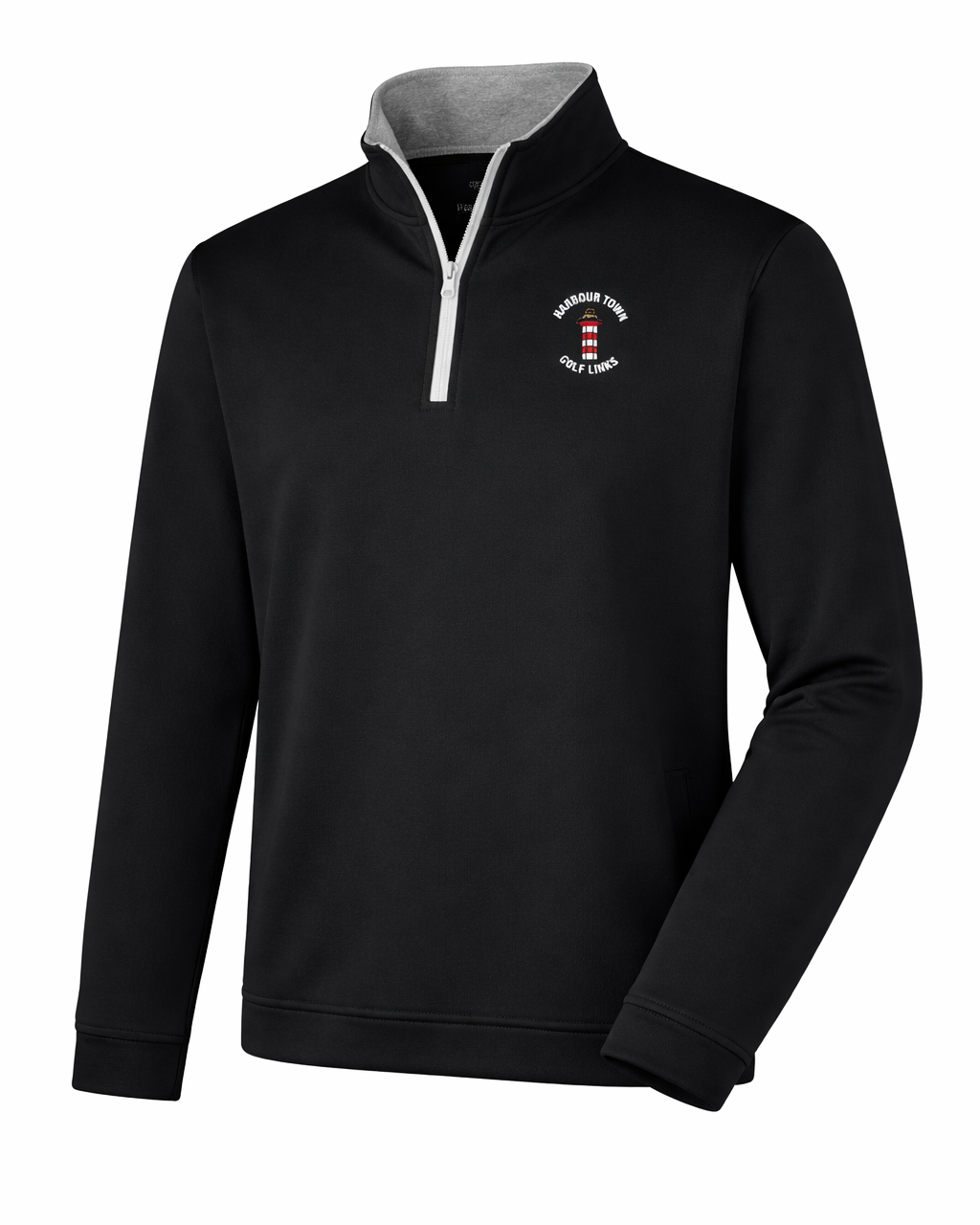 Peter Millar Men's Black 1/4 Zip - Harbour Town Golf Links – The