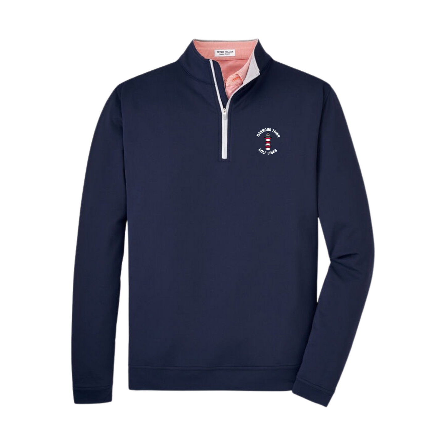 Peter Millar Men's Navy 1/4 Zip - Harbour Town Golf Links