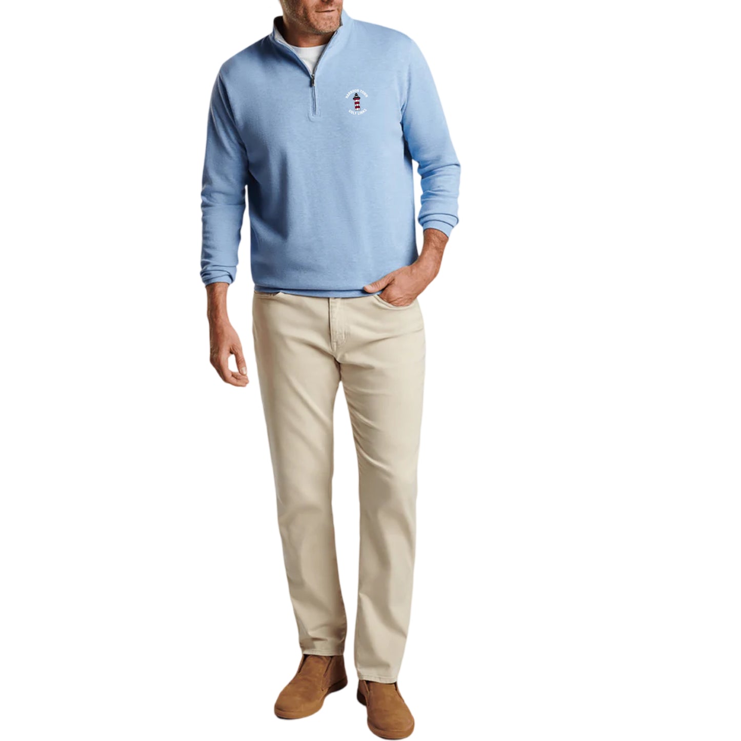 Peter Millar Men's Crown Comfort Pull Over - Cottage Blue