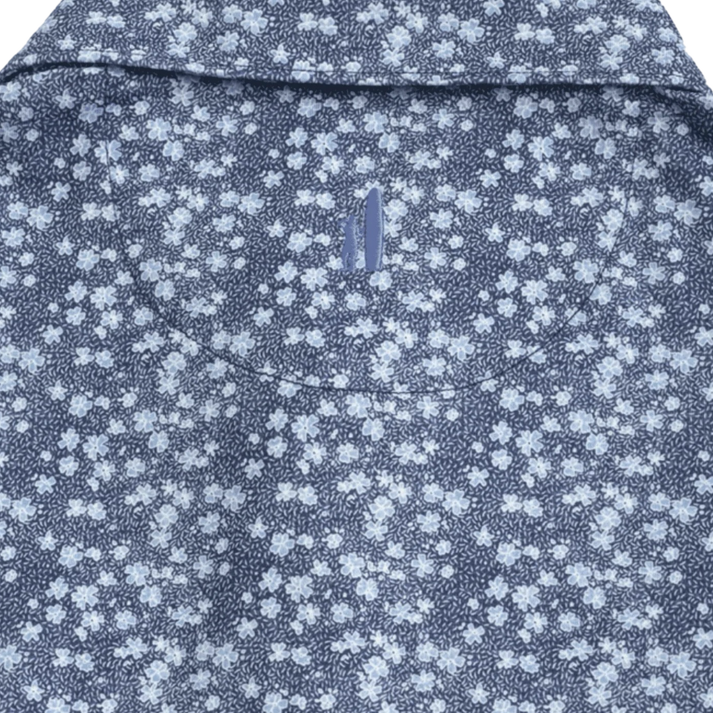 Johnnie O Men's Blue Floral Performance Polo - Lighthouse
