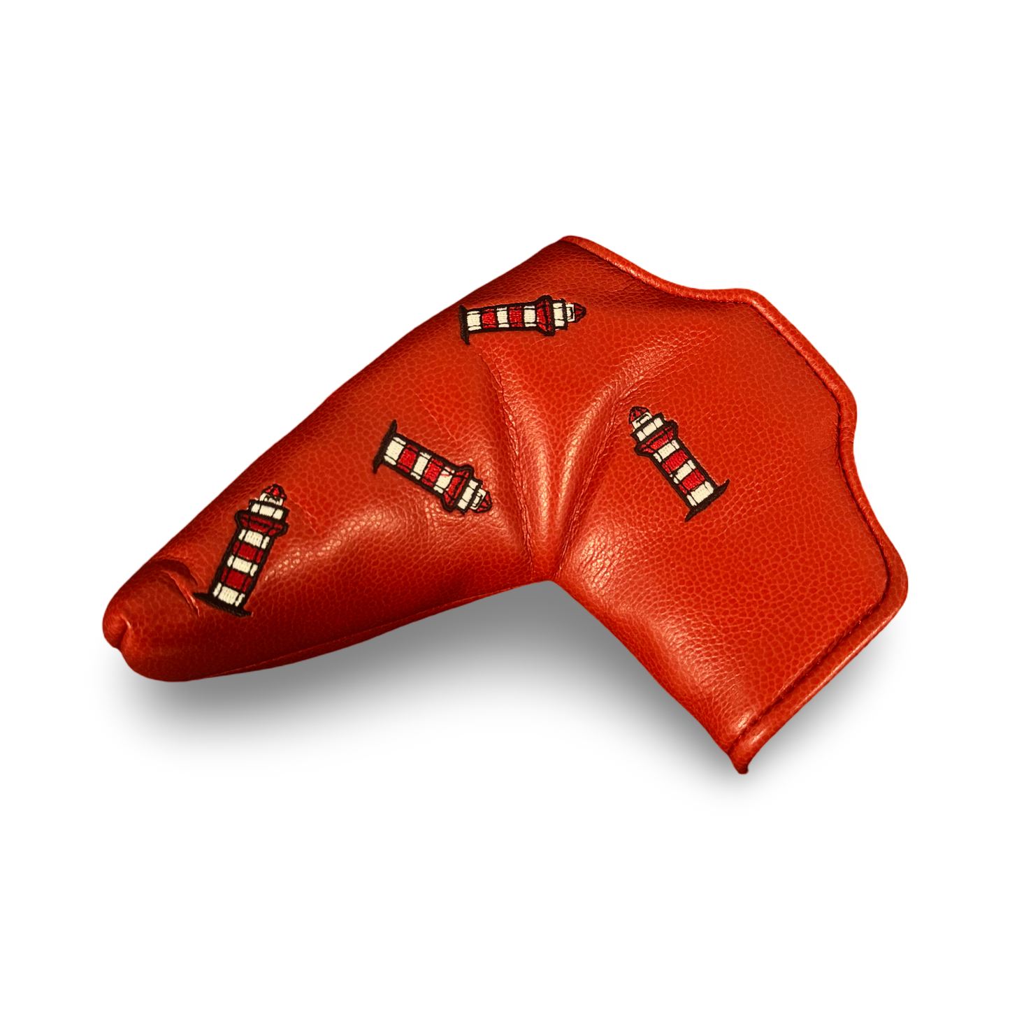 AM&E Blade Putter Cover Multi Lighthouse - Red