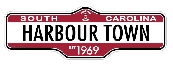 Harbour Town Street Sign - Wood