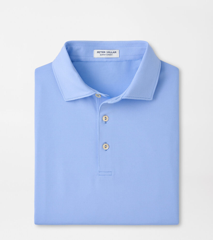 PETER MILLAR crown sport holden blue polo