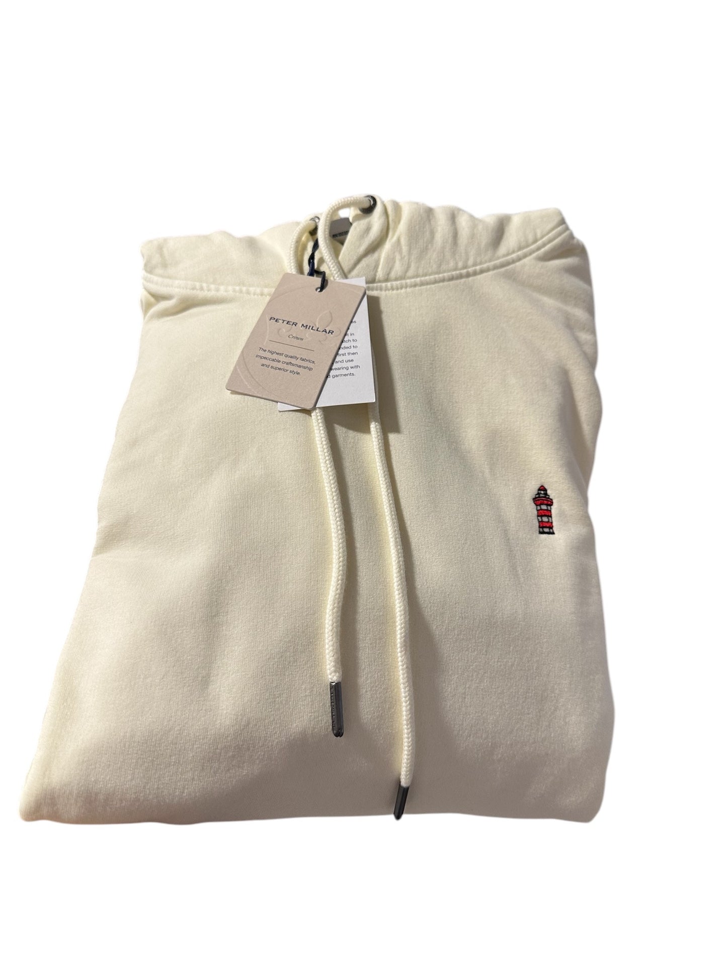 Peter Millar Lighthouse Lava Wash Hoodie - Cream
