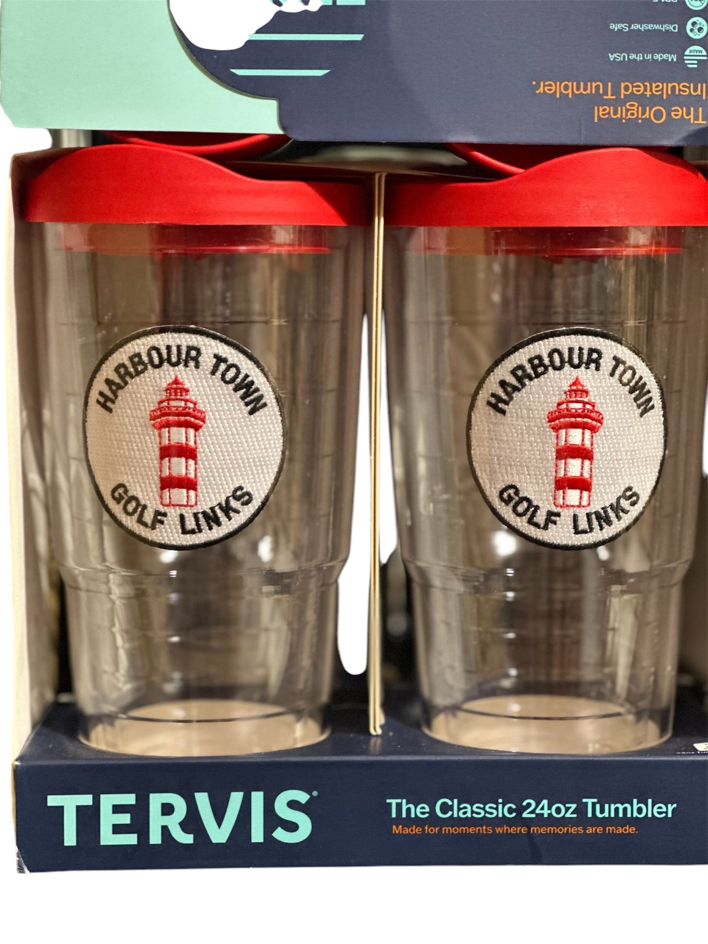 Tervis Tumbler Harbour Town Golf Links 24oz 2 Pack - Lighthouse