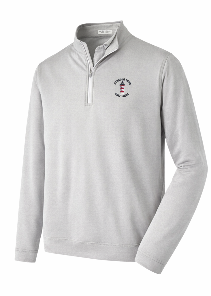 Peter Millar Men's Grey 1/4 Zip - Harbour Town