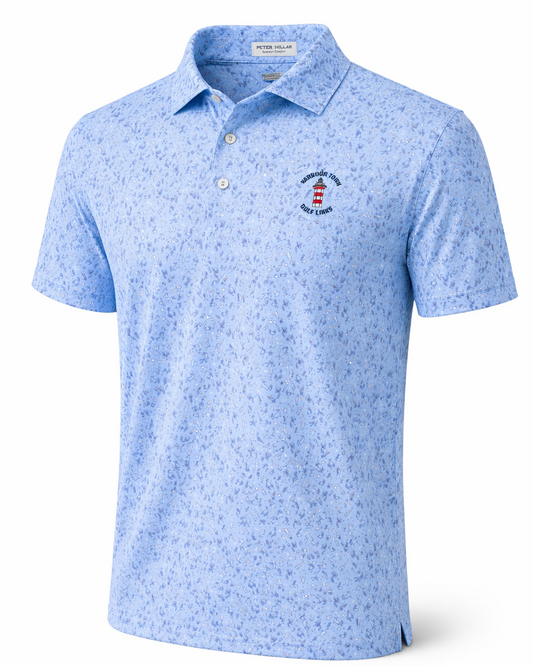 Peter Millar Men Hair of the Dog Performance Polo - Cottage Blue