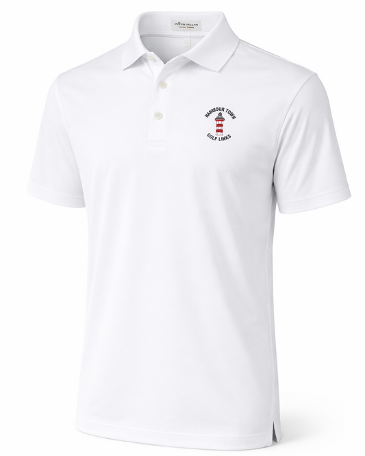 Peter Millar Men's White Polo - Harbour Town Golf Links