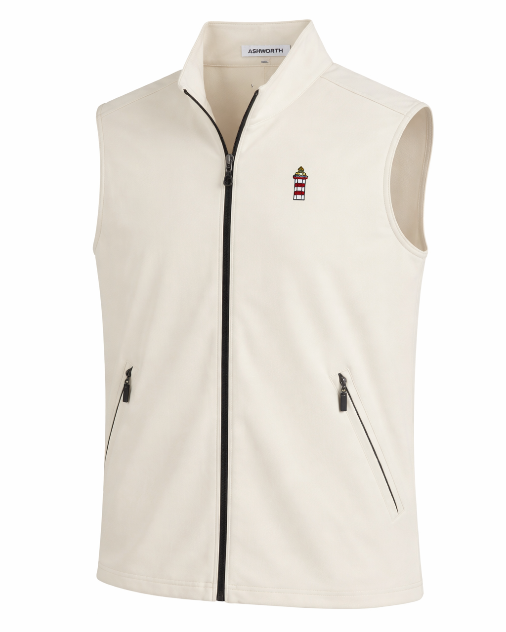 Ashworth Tech Lighthouse Stretch Vest - Bone