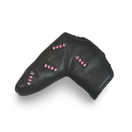 AM&E Blade Putter Cover  Multi Lighthouse - Black