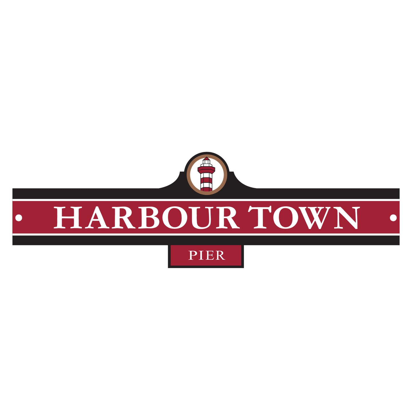 Harbour Town Pier Sign - Wood