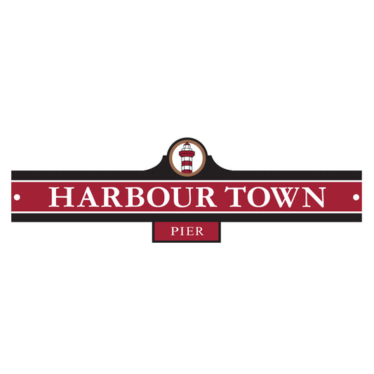 Harbour Town Pier Sign - Wood