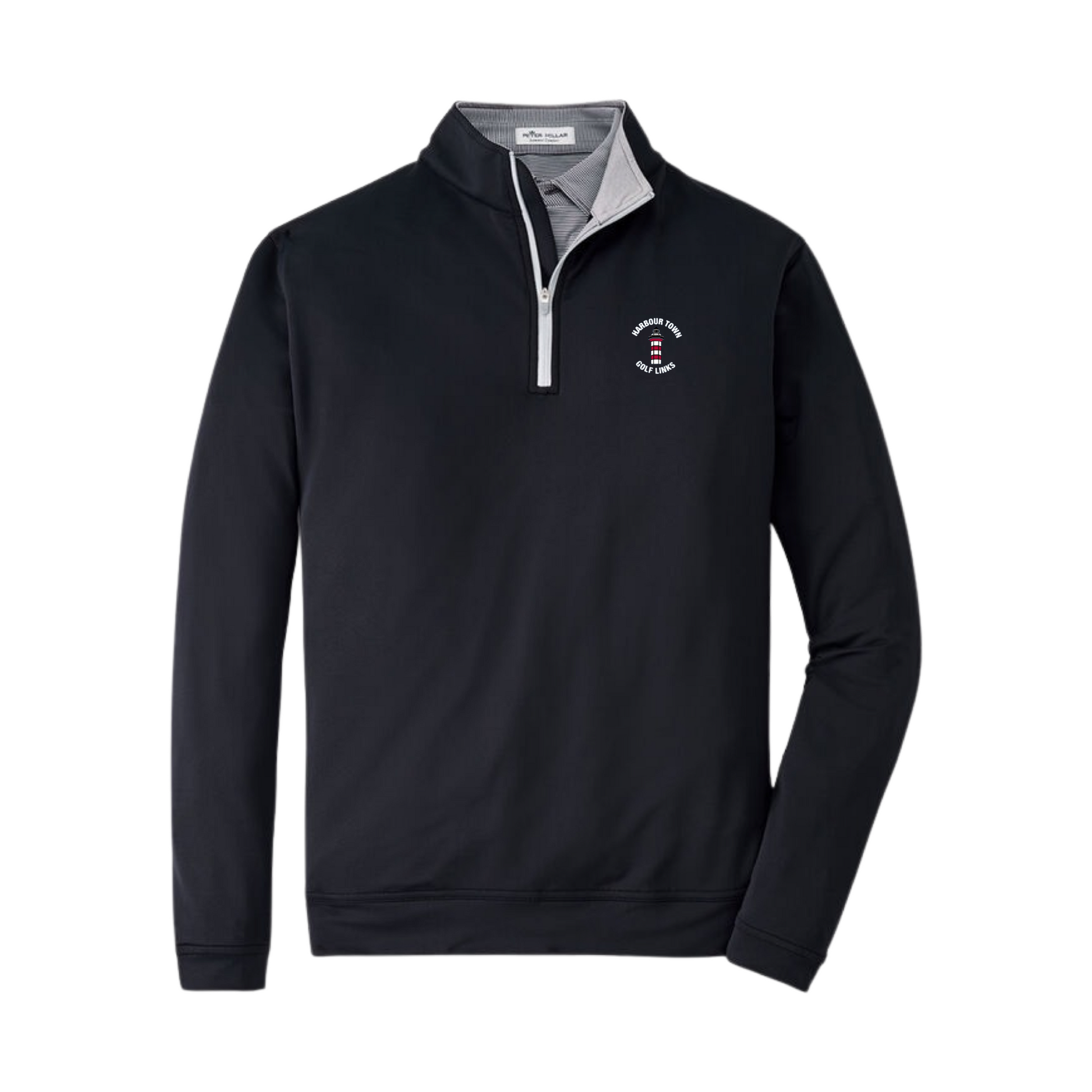 Peter Millar Men's Black 1/4 Zip - Harbour Town Golf Links – The Peter Millar Men's Black 1/4 Zip - Harbour Town Golf Links – The