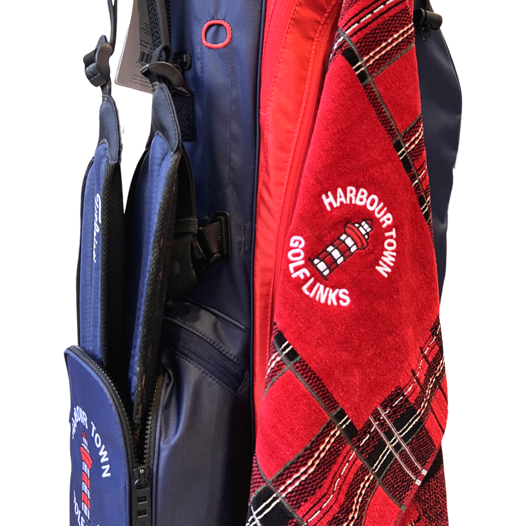 Divots Harbour Town Red Plaid Towel The Sea Pines Resort Harbour