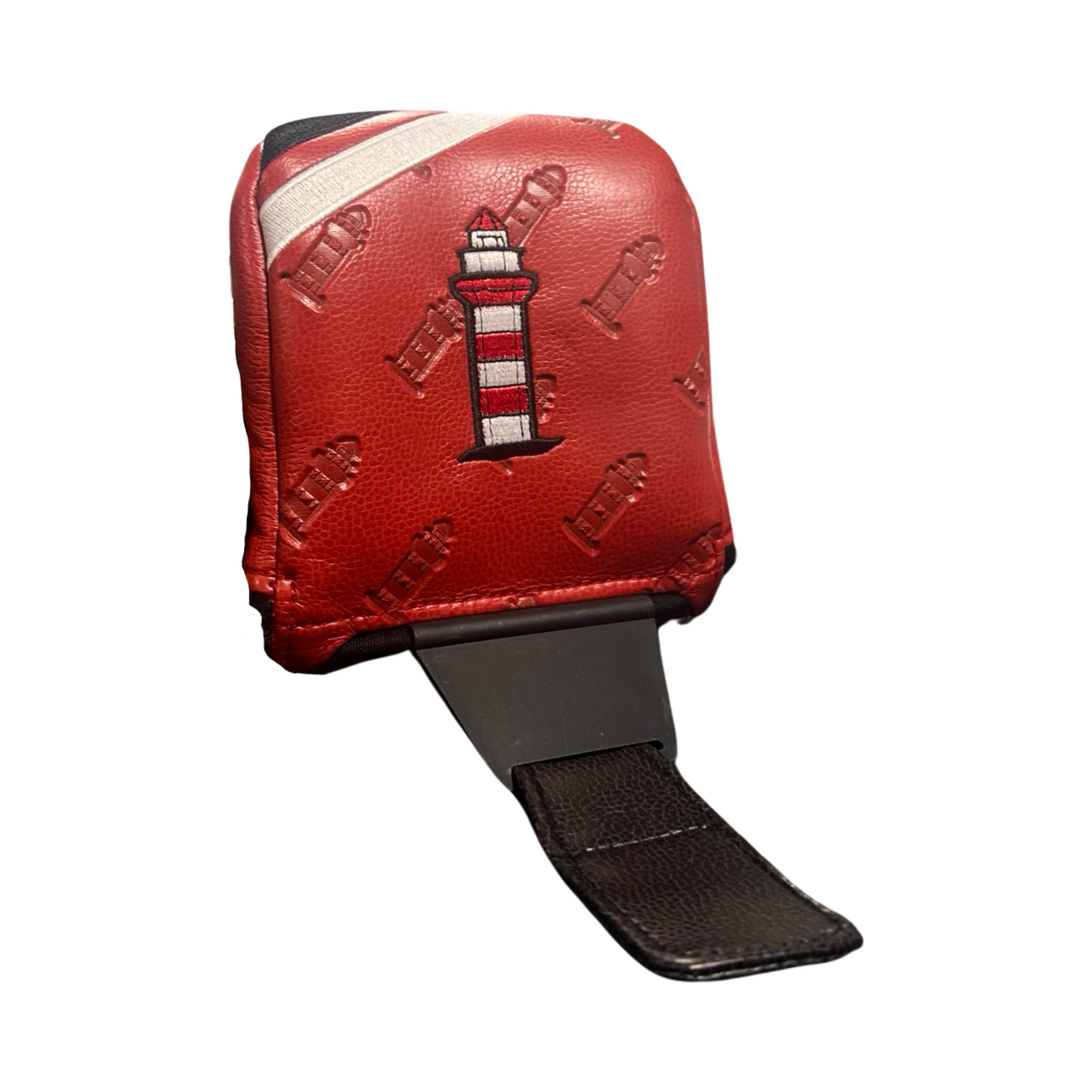 AM&E Leather Mallet Putter Cover - Red