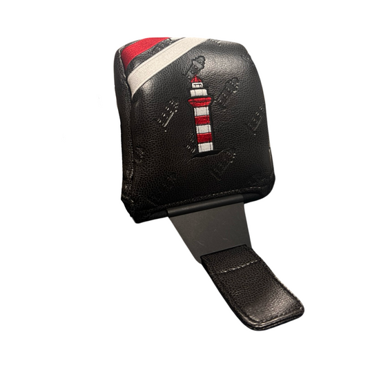 AM&E Leather Mallet Putter Cover - Black