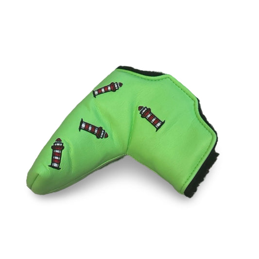 AM&E Blade Putter Cover Multi Lighthouse - Green