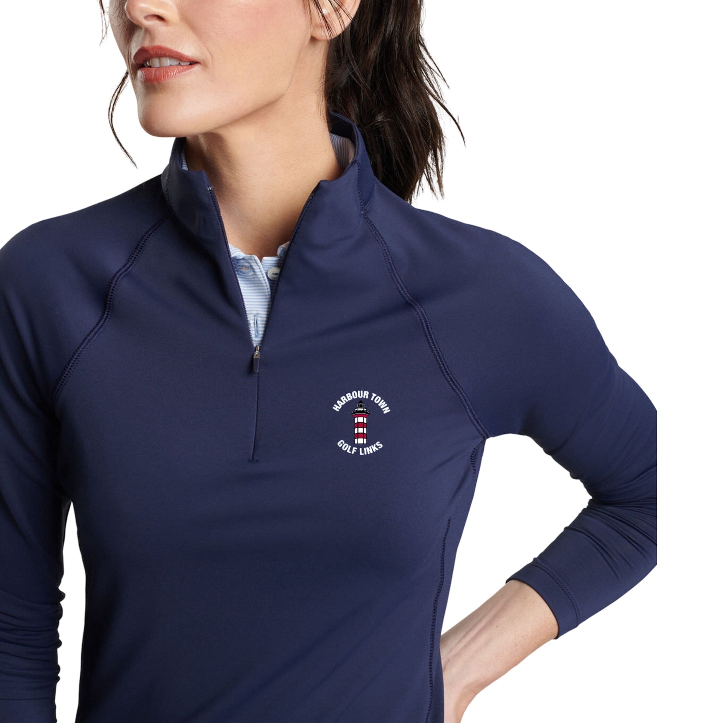 Peter Millar Ladies Raglan Long Sleeve - Navy