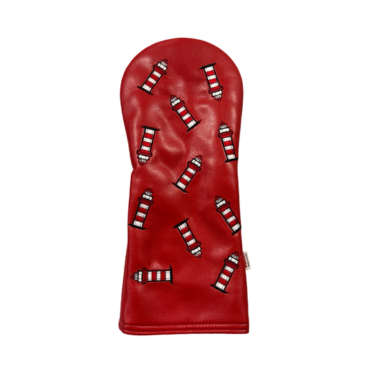 AM&E Leather Multi Lighthouse Driver Cover - Red