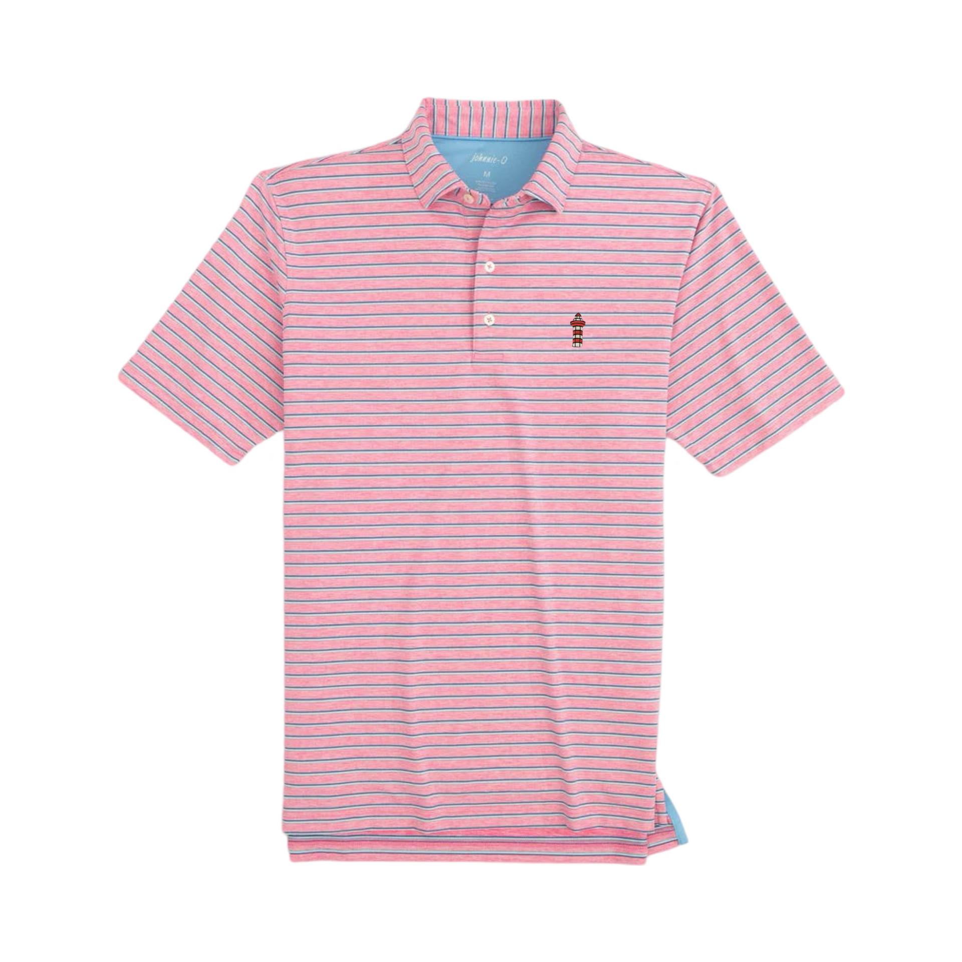 ishii Clubman Polo クラブマンポロ【S】 Johnnie O Men's Pink Stripe Performance Polo - Lighthouse – The