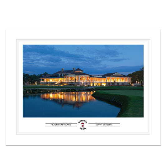 Harbour Town Clubhouse by Night 12x16 Print