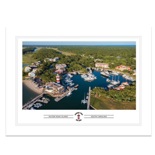 Harbour Town Aerial View 12x16 Print