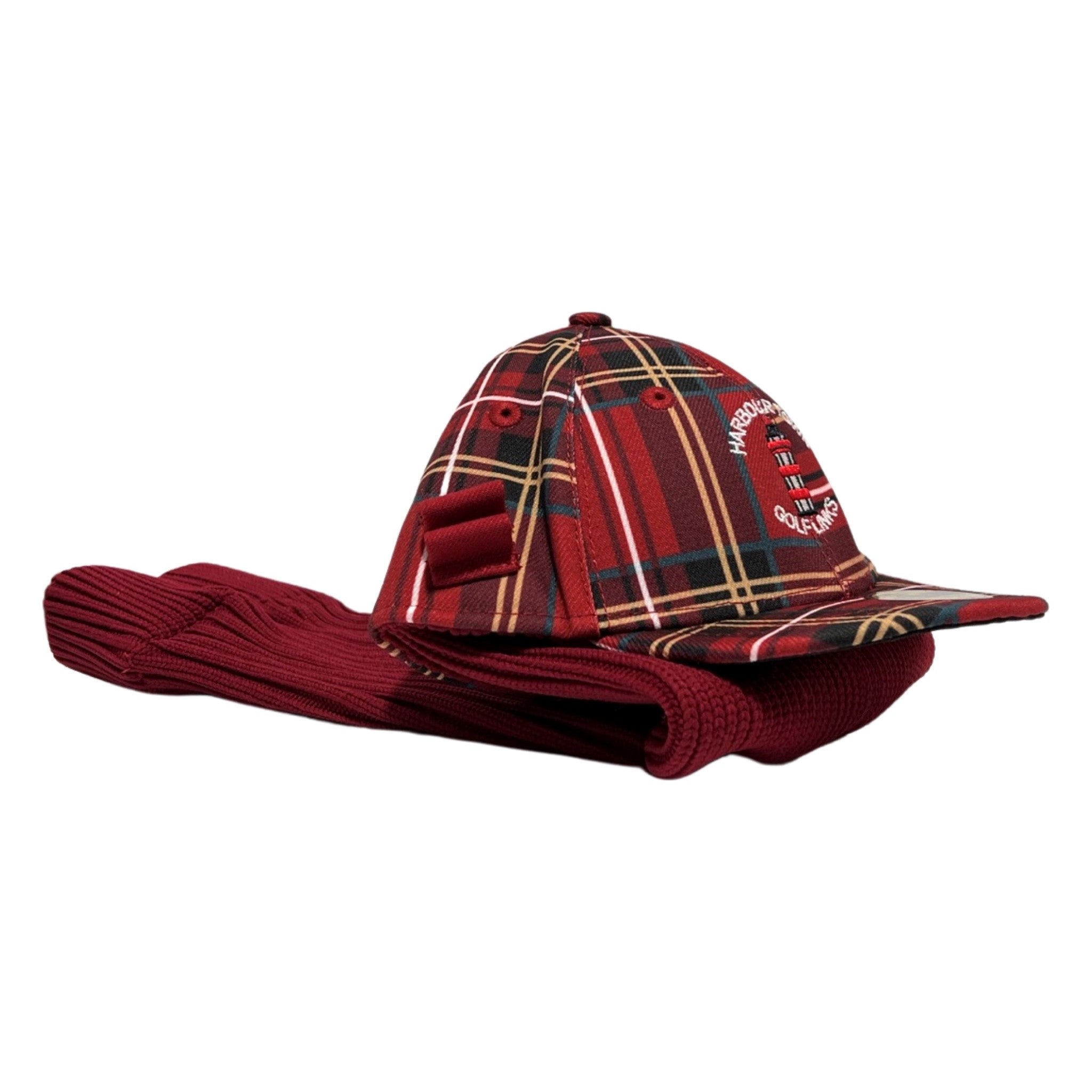 Plaid golf hat on sale